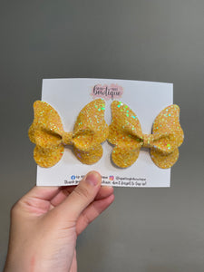 Golden Yellow Butterfly Set