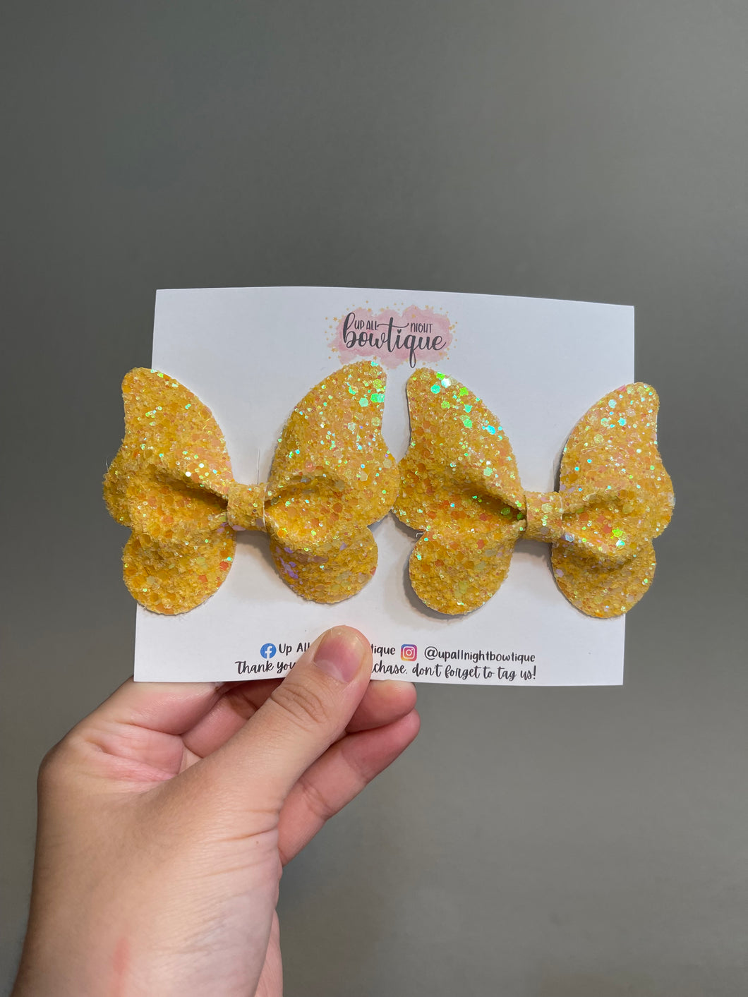 Golden Yellow Butterfly Set