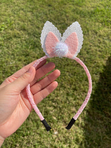 Bunny Ears Glitter Headband